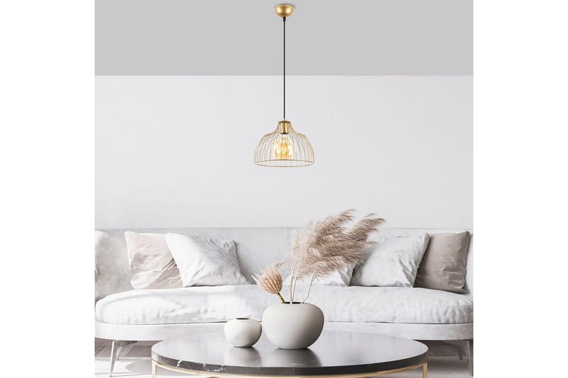 Taklampe Meron Blank En Gull - Gull - Belysning - Innendørsbelysning & Lamper - Taklampe - Pendellamper & Hengelamper