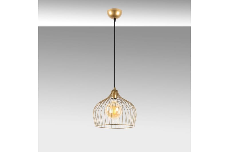 Taklampe Meron Blank En Gull - Gull - Belysning - Innendørsbelysning & Lamper - Taklampe - Pendellamper & Hengelamper
