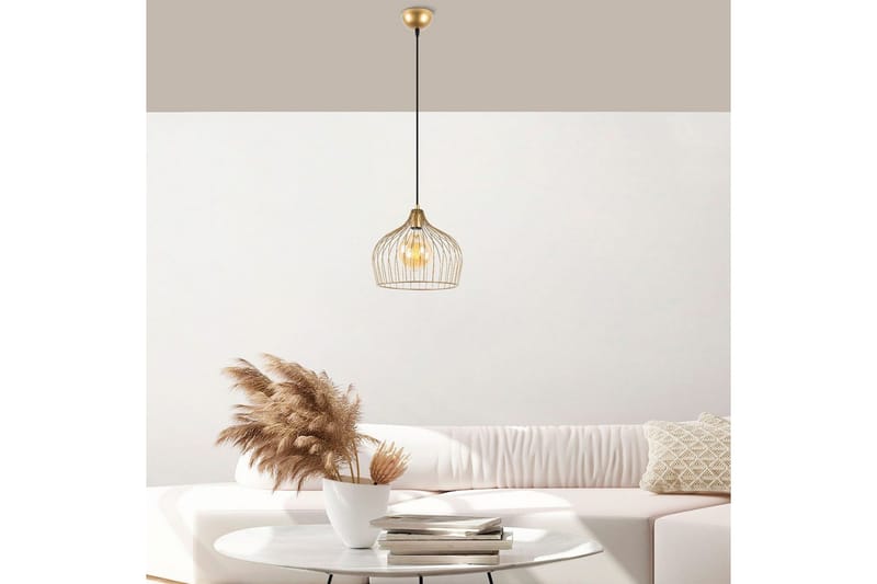 Taklampe Meron Blank En Gull - Gull - Belysning - Innendørsbelysning & Lamper - Taklampe - Pendellamper & Hengelamper