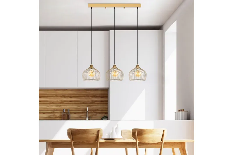 Taklampe Meron Blank Gull Horisontal - Gull - Belysning - Innendørsbelysning & Lamper - Taklampe - Pendellamper & Hengelamper