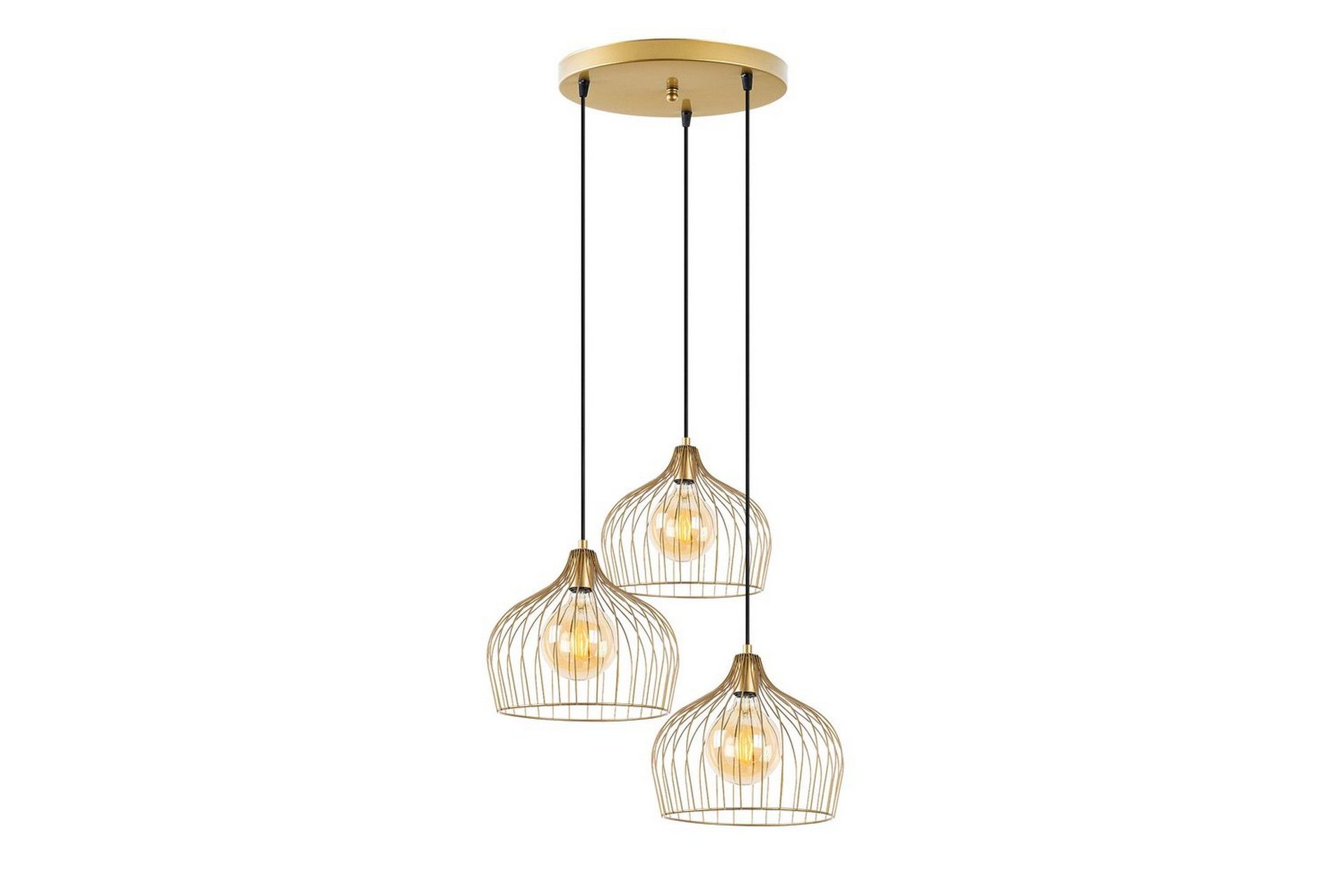 Taklampe Meron Blank Gull Sirkel - Gull