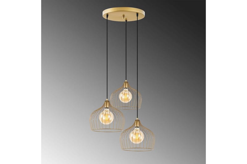 Taklampe Meron Blank Gull Sirkel - Gull - Belysning - Innendørsbelysning & Lamper - Taklampe - Pendellamper & Hengelamper