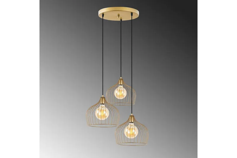 Taklampe Meron Blank Gull Sirkel - Gull - Belysning - Innendørsbelysning & Lamper - Taklampe - Pendellamper & Hengelamper