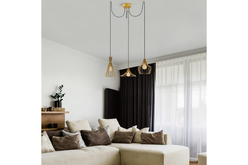 Taklampe Mezopotamia Gull - Gull - Belysning - Innendørsbelysning & Lamper - Taklampe - Pendellamper & Hengelamper