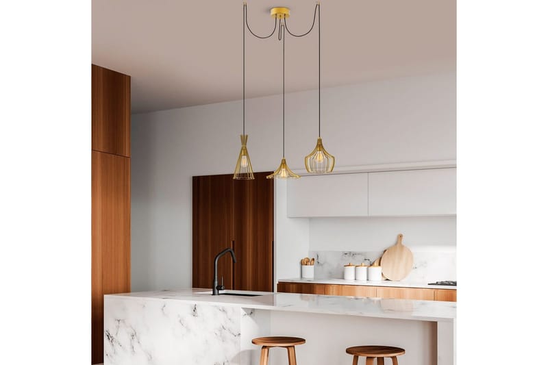 Taklampe Mezopotamia Gull - Gull - Belysning - Innendørsbelysning & Lamper - Taklampe - Pendellamper & Hengelamper