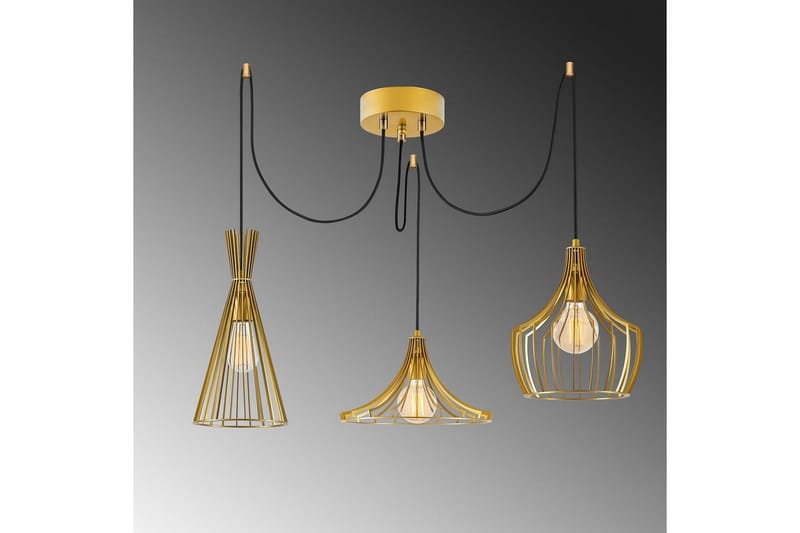 Taklampe Mezopotamia Gull - Gull - Belysning - Innendørsbelysning & Lamper - Taklampe - Pendellamper & Hengelamper