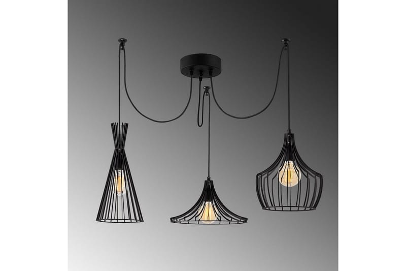 Taklampe Mezopotamia Svart - Svart - Belysning - Innendørsbelysning & Lamper - Taklampe - Pendellamper & Hengelamper