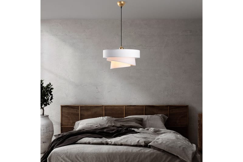 Taklampe Miwako Hvit - Hvit - Belysning - Innendørsbelysning & Lamper - Taklampe - Pendellamper & Hengelamper