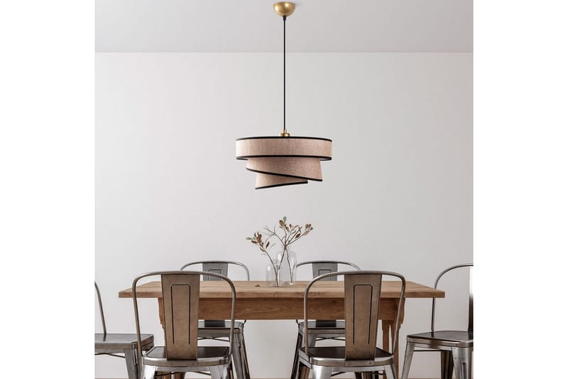 Taklampe Miwako Lys Brun - Lys Brun - Belysning - Innendørsbelysning & Lamper - Taklampe - Pendellamper & Hengelamper