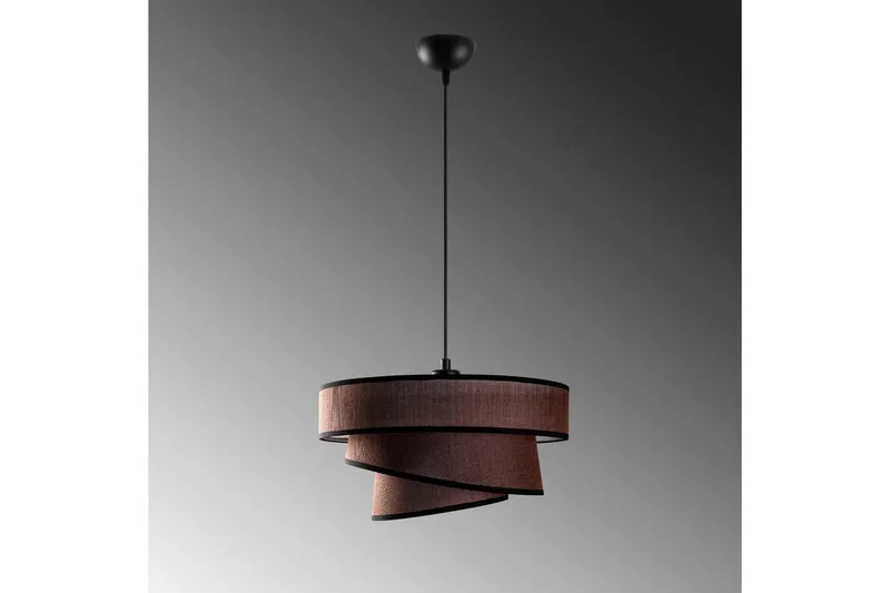 Taklampe Miwako Mørk brun - Mørk brun - Belysning - Innendørsbelysning & Lamper - Taklampe - Pendellamper & Hengelamper