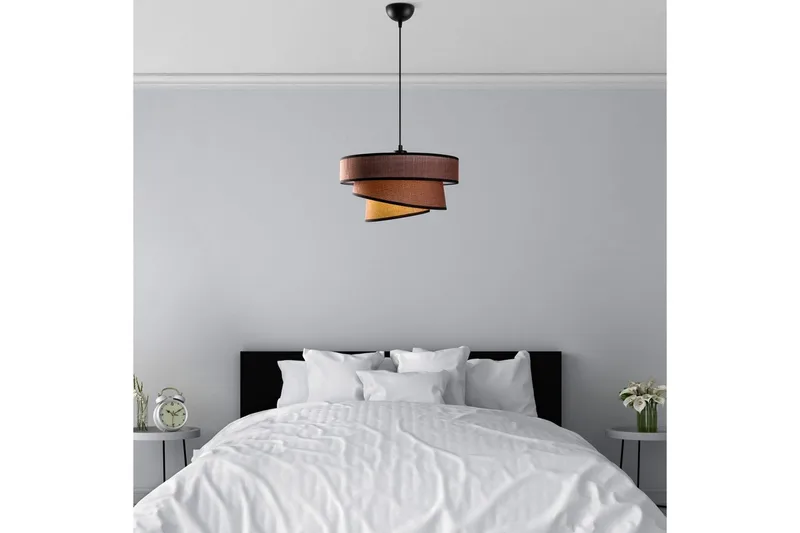 Taklampe Miwako Mørk brun - Mørk brun - Belysning - Innendørsbelysning & Lamper - Taklampe - Pendellamper & Hengelamper