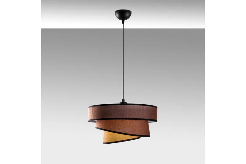 Taklampe Miwako Mørk brun - Mørk brun - Belysning - Innendørsbelysning & Lamper - Taklampe - Pendellamper & Hengelamper