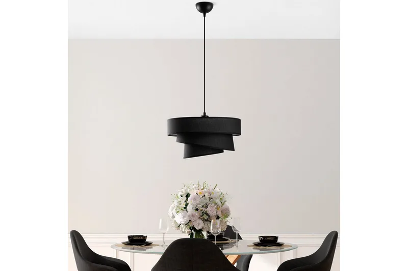 Taklampe Miwako Svart - Svart - Belysning - Innendørsbelysning & Lamper - Taklampe - Pendellamper & Hengelamper