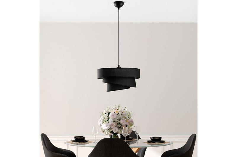 Taklampe Miwako Svart - Svart - Belysning - Innendørsbelysning & Lamper - Taklampe - Pendellamper & Hengelamper