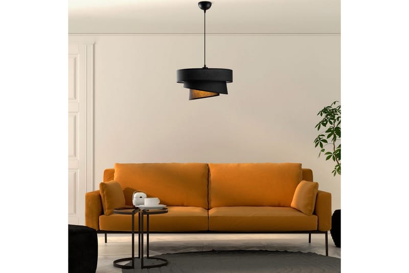 Taklampe Miwako Svart - Svart - Belysning - Innendørsbelysning & Lamper - Taklampe - Pendellamper & Hengelamper