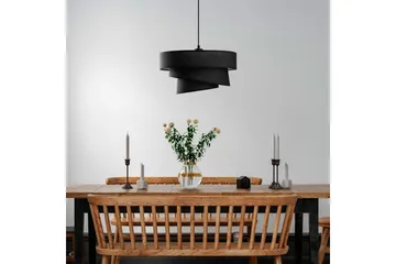 Taklampe Miwako Svart - Svart - Belysning - Innendørsbelysning & Lamper - Taklampe - Pendellamper & Hengelamper