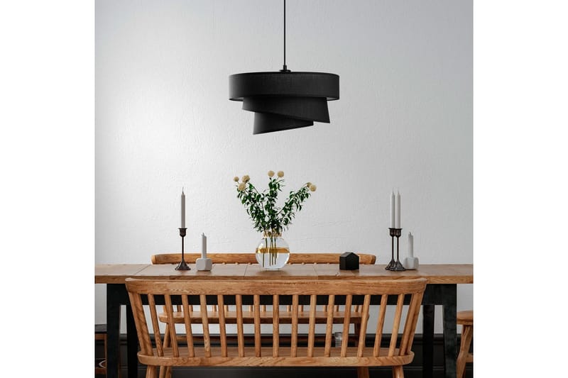 Taklampe Miwako Svart - Svart - Belysning - Innendørsbelysning & Lamper - Taklampe - Pendellamper & Hengelamper