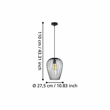Taklampe Newtown - 275 mm - Belysning - Innendørsbelysning & Lamper - Taklampe - Pendellamper & Hengelamper
