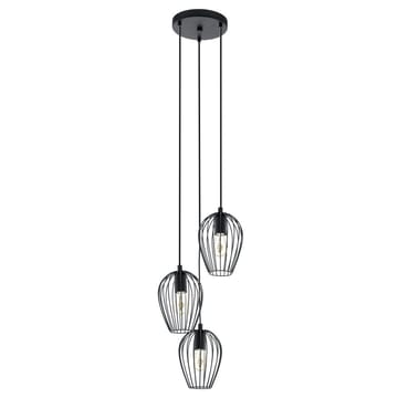 Taklampe Newtown rund med 3 lamper - 38 cm - Belysning - Innendørsbelysning & Lamper - Taklampe - Pendellamper & Hengelamper