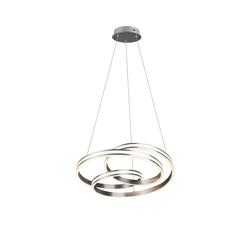 Taklampe Nuria, Børstet stål