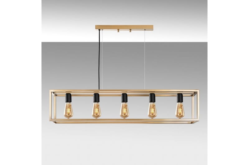 Taklampe Orika Horisontal Gull - Gull - Belysning - Innendørsbelysning & Lamper - Taklampe - Pendellamper & Hengelamper