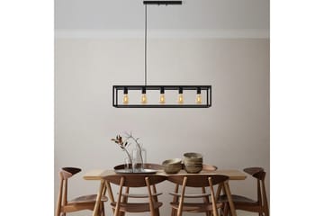Taklampe Orika Horisontal Svart - Svart - Belysning - Innendørsbelysning & Lamper - Taklampe - Pendellamper & Hengelamper