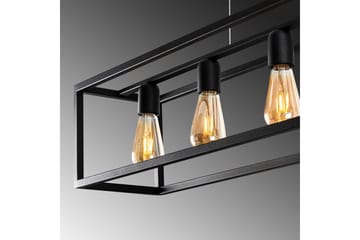 Taklampe Orika Horisontal Svart - Svart - Belysning - Innendørsbelysning & Lamper - Taklampe - Pendellamper & Hengelamper