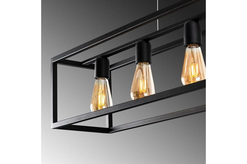 Taklampe Orika Horisontal Svart - Svart - Belysning - Innendørsbelysning & Lamper - Taklampe - Pendellamper & Hengelamper