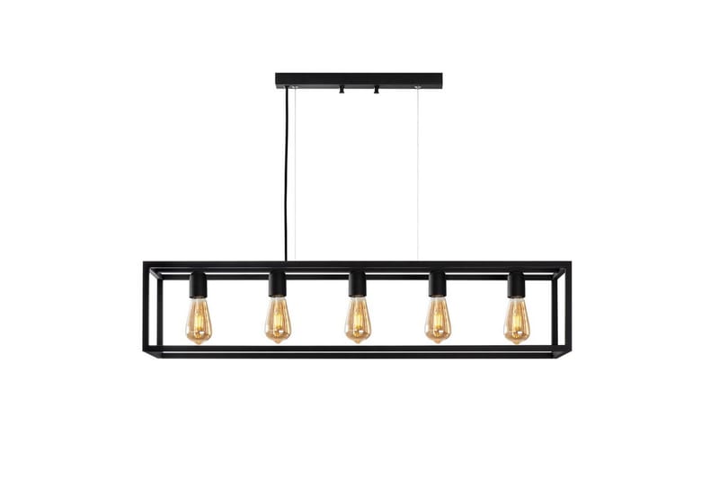 Taklampe Orika Horisontal Svart - Svart - Belysning - Innendørsbelysning & Lamper - Taklampe - Pendellamper & Hengelamper