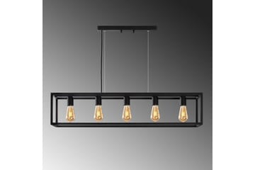 Taklampe Orika Horisontal Svart - Svart - Belysning - Innendørsbelysning & Lamper - Taklampe - Pendellamper & Hengelamper