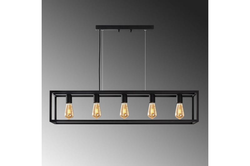 Taklampe Orika Horisontal Svart - Svart - Belysning - Innendørsbelysning & Lamper - Taklampe - Pendellamper & Hengelamper