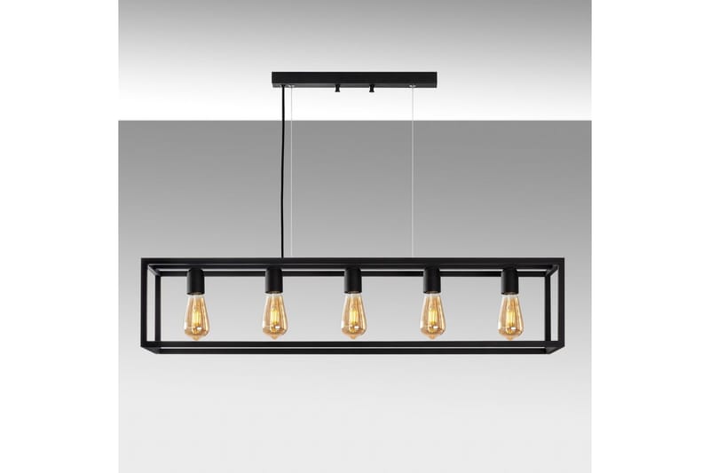 Taklampe Orika Horisontal Svart - Svart - Belysning - Innendørsbelysning & Lamper - Taklampe - Pendellamper & Hengelamper
