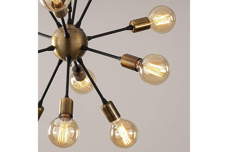 Taklampe Ostrell Svart - Svart - Belysning - Innendørsbelysning & Lamper - Taklampe - Pendellamper & Hengelamper