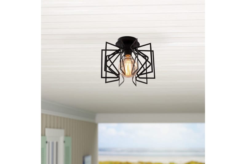 Taklampe Quira Black - Svart - Belysning - Innendørsbelysning & Lamper - Taklampe - Plafondlampe