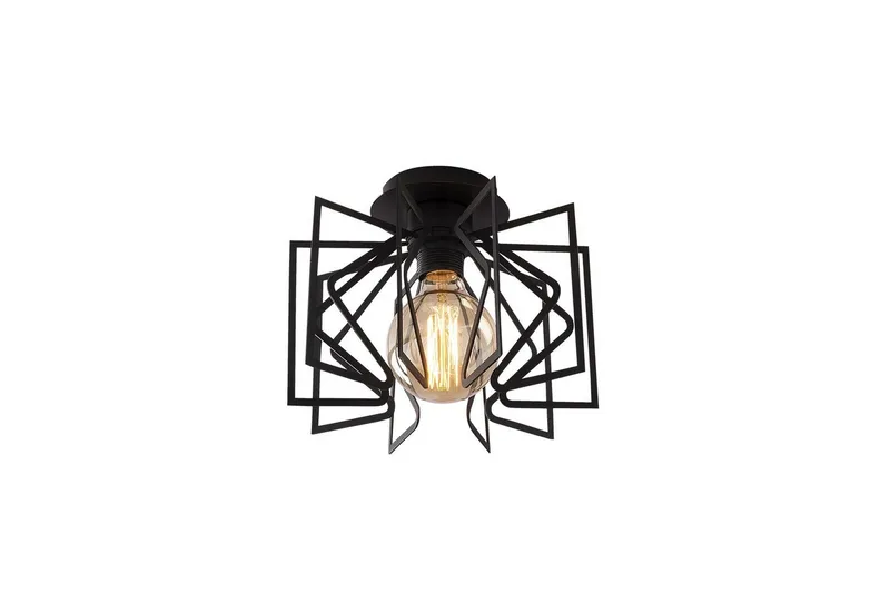 Taklampe Quira Black, Svart
