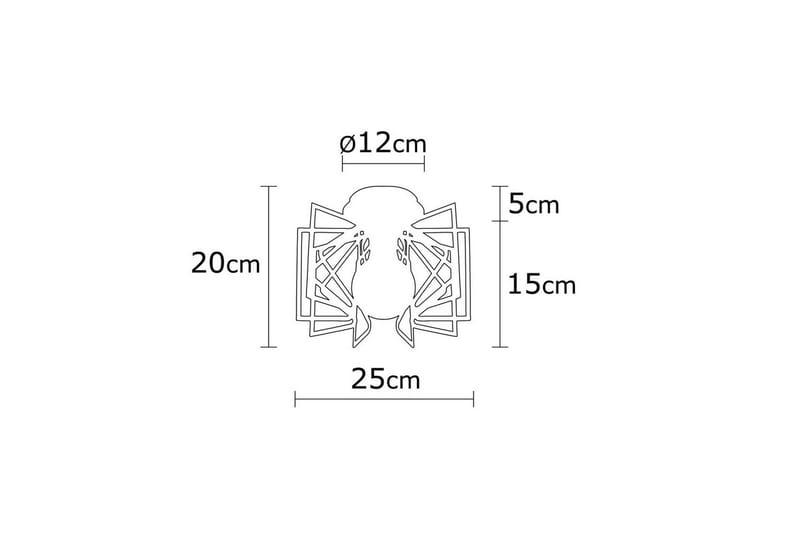 Taklampe Quira Black - Svart - Belysning - Innendørsbelysning & Lamper - Taklampe - Plafondlampe