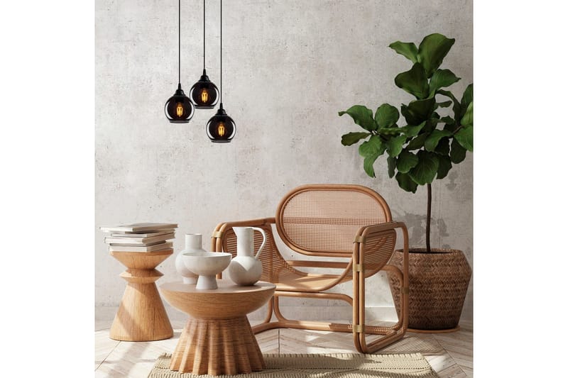 Taklampe Røkt Fume - Mørkegrå - Belysning - Innendørsbelysning & Lamper - Taklampe - Pendellamper & Hengelamper