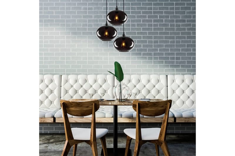 Taklampe Røykfarget Fume - Mørkegrå - Belysning - Innendørsbelysning & Lamper - Taklampe - Pendellamper & Hengelamper