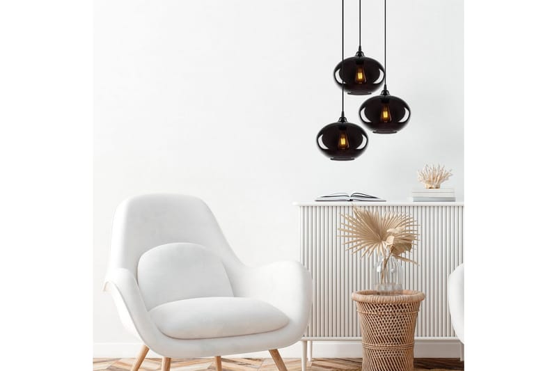 Taklampe Røykfarget Fume - Mørkegrå - Belysning - Innendørsbelysning & Lamper - Taklampe - Pendellamper & Hengelamper