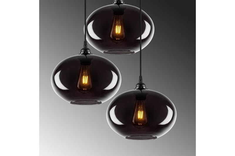 Taklampe Røykfarget Fume - Mørkegrå - Belysning - Innendørsbelysning & Lamper - Taklampe - Pendellamper & Hengelamper