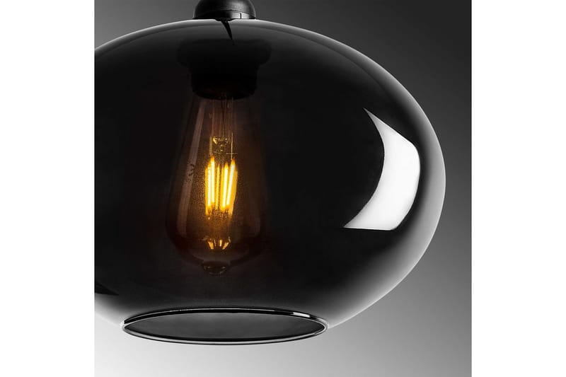 Taklampe Røykfarget Fume - Mørkegrå - Belysning - Innendørsbelysning & Lamper - Taklampe - Pendellamper & Hengelamper