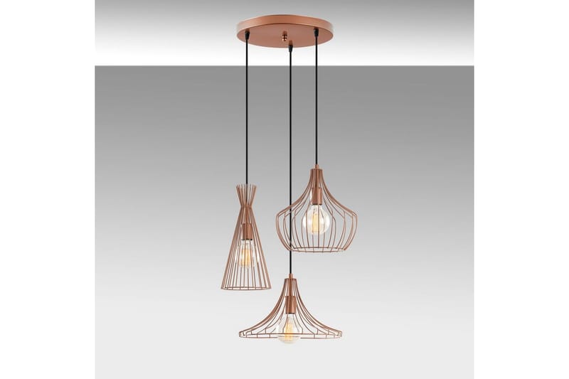 Taklampe Ralden Kobber - Gull - Belysning - Innendørsbelysning & Lamper - Taklampe - Pendellamper & Hengelamper