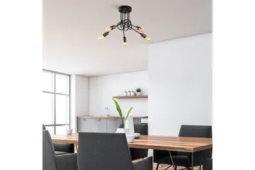 Taklampe Ranju Svart / Antikk Fem Sokkel - Fem Sokkel - Belysning - Innendørsbelysning & Lamper - Taklampe - Pendellamper & Hengelamper