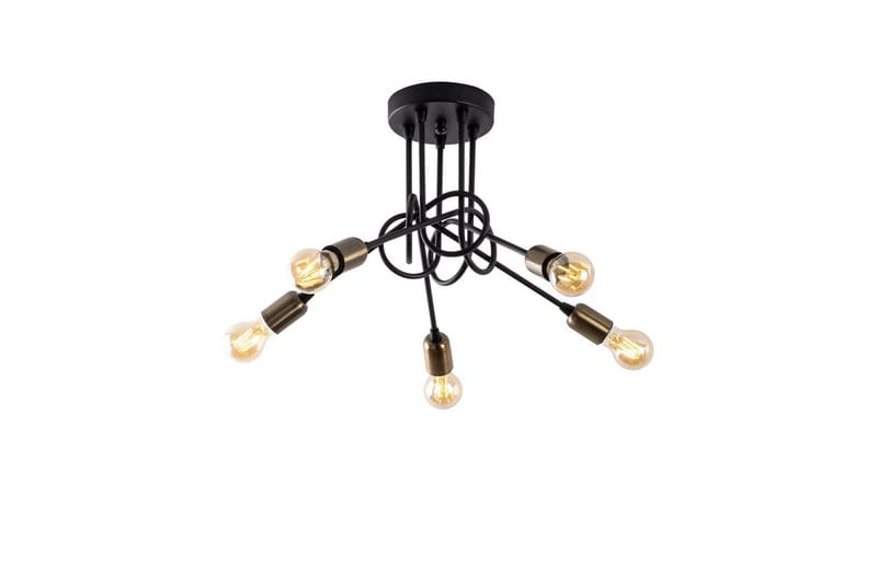 Taklampe Ranju Svart / Antikk Fem Sokkel - Fem Sokkel - Belysning - Innendørsbelysning & Lamper - Taklampe - Pendellamper & Hengelamper