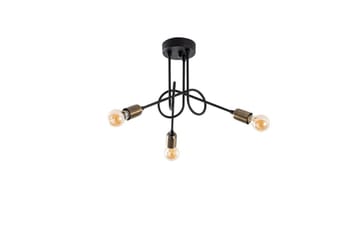 Taklampe Ranju Svart / Antikk Tre Stikkontakt - Tre Stikkontakt - Belysning - Innendørsbelysning & Lamper - Taklampe - Pendellamper & Hengelamper