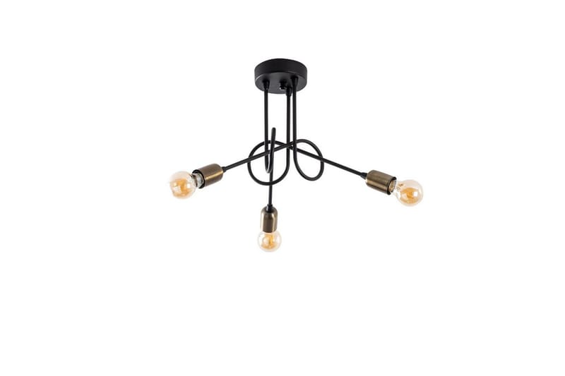 Taklampe Ranju Svart / Antikk Tre Stikkontakt - Tre Stikkontakt - Belysning - Innendørsbelysning & Lamper - Taklampe - Pendellamper & Hengelamper