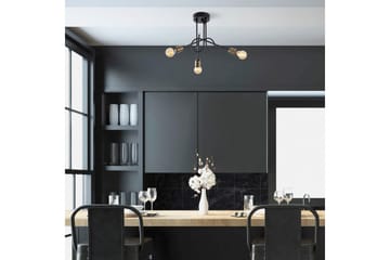 Taklampe Ranju Svart / Antikk Tre Stikkontakt - Tre Stikkontakt - Belysning - Innendørsbelysning & Lamper - Taklampe - Pendellamper & Hengelamper