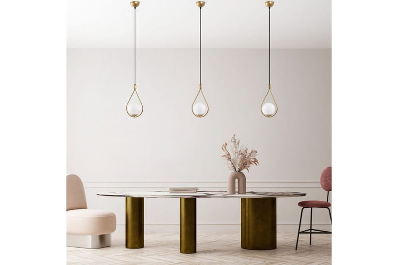 Taklampe Ranpal Singel Gull - Gull - Belysning - Innendørsbelysning & Lamper - Taklampe - Pendellamper & Hengelamper