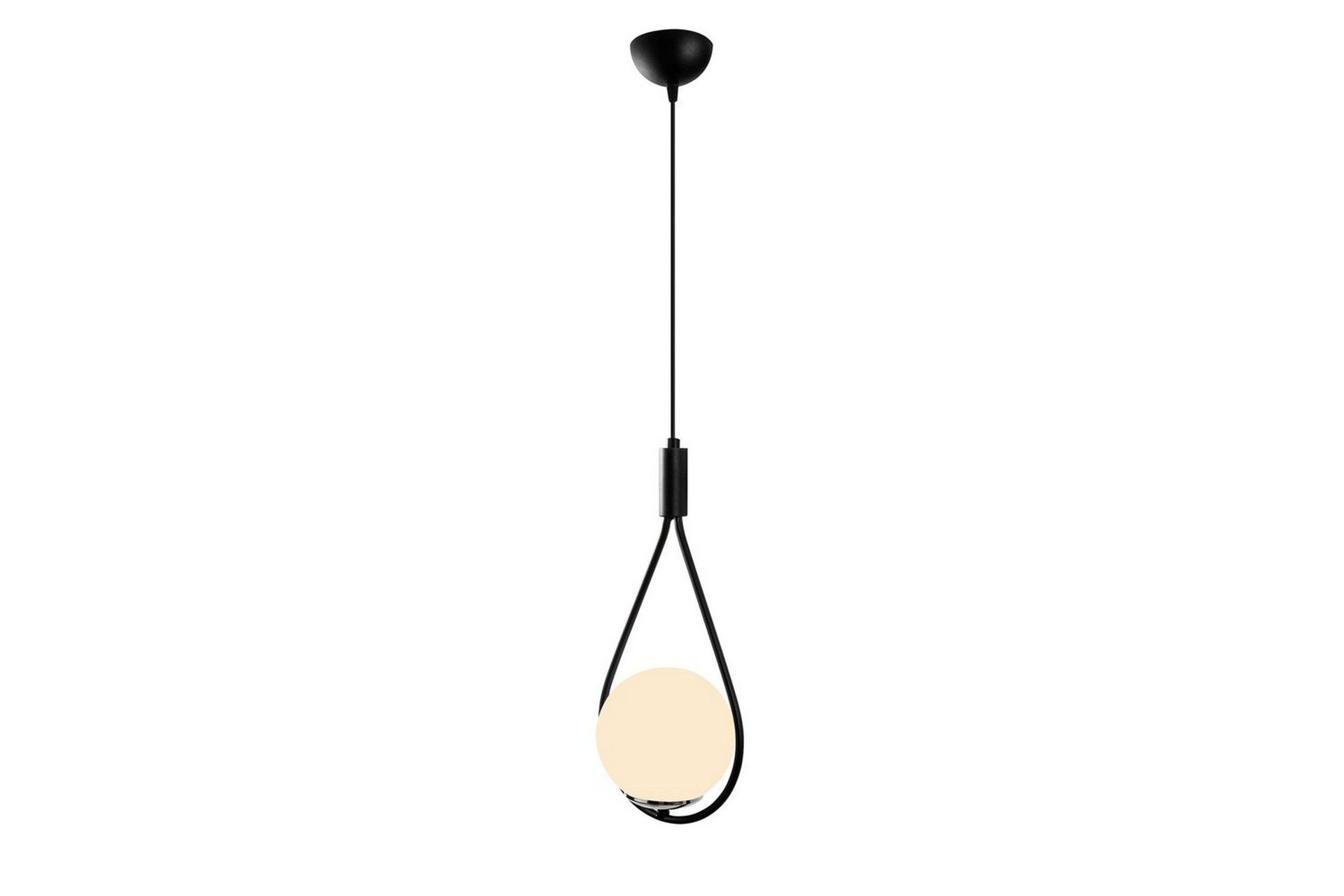 Taklampe Ranpal Singel Svart - Svart