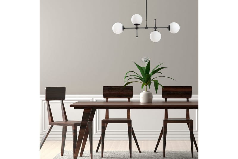 Taklampe Ranpal Svart - Svart - Belysning - Innendørsbelysning & Lamper - Taklampe - Pendellamper & Hengelamper